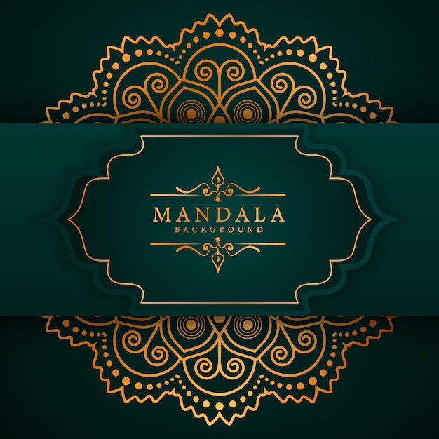 Ramadan style lusso elegante sfondo mandala