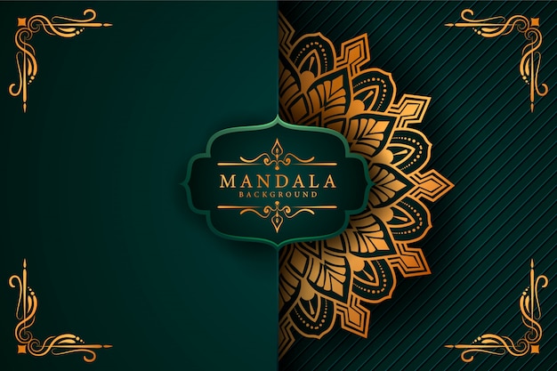 Ramadan Style Luxury elegant mandala background