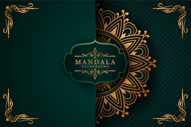 Ramadan Style Luxury elegant mandala background