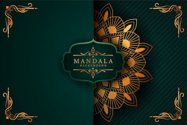 Ramadan Style Luxury elegant mandala background