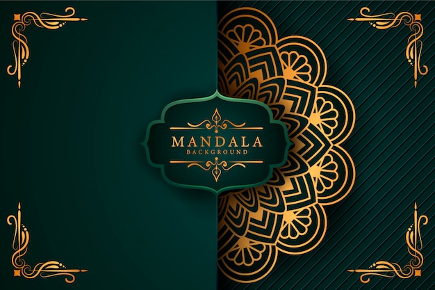 Ramadan Style Luxury elegant mandala background