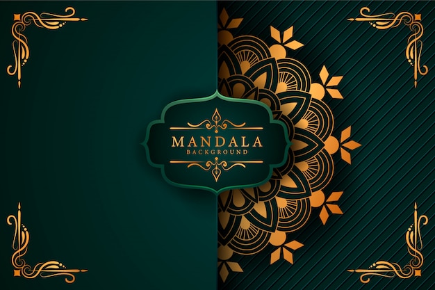 Ramadan style lusso elegante sfondo mandala