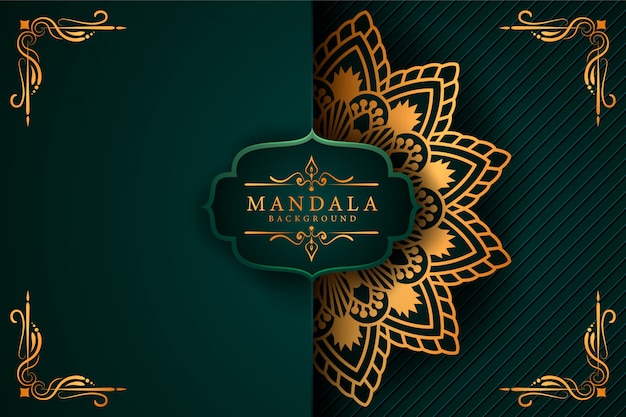 Ramadan Style Luxury elegant mandala background