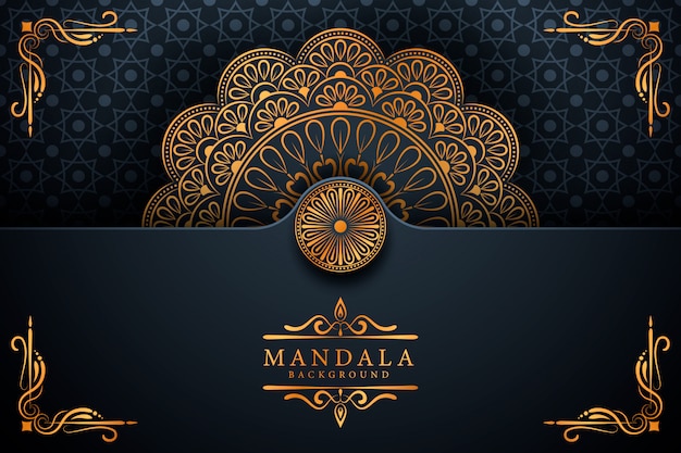 Ramadan Style Luxury elegant mandala background
