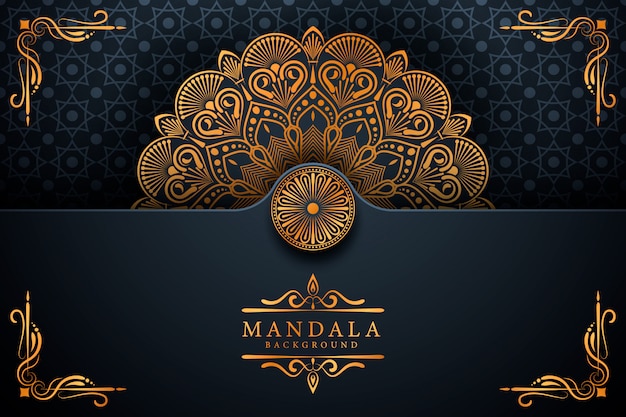 Ramadan Style Luxury elegant mandala background