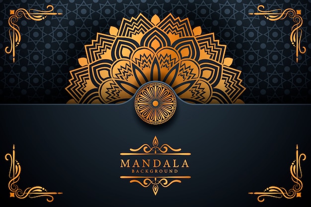 Ramadan style lusso elegante sfondo mandala