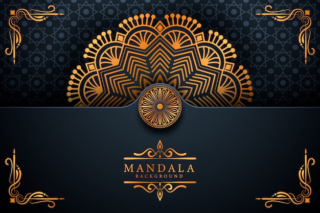 Ramadan Style Luxury elegant mandala background