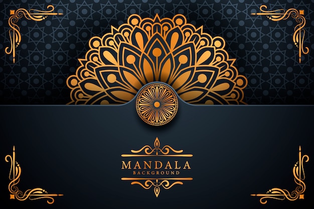 Ramadan Style Luxury elegant mandala background