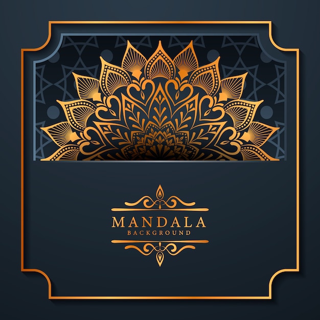 Ramadan Style Luxury elegant mandala background