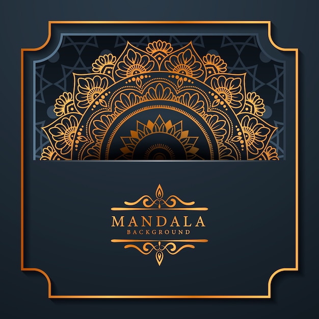 Ramadan style luxury elegant mandala background