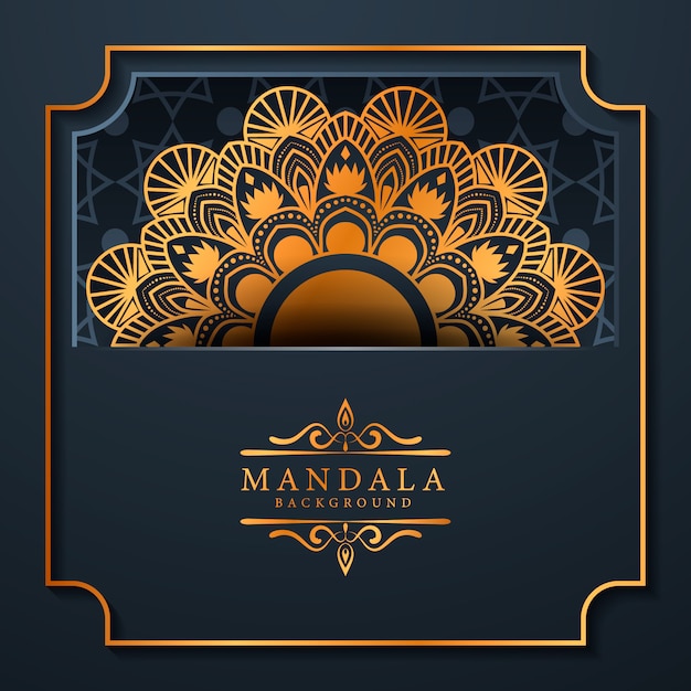 Ramadan Style Luxury elegant mandala background