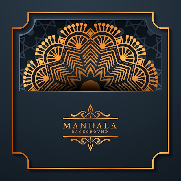 Ramadan Style Luxury elegant mandala background