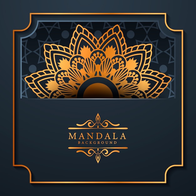 Ramadan style luxury elegant mandala background