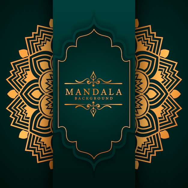 Ramadan Style Luxury elegante mandala achtergrond