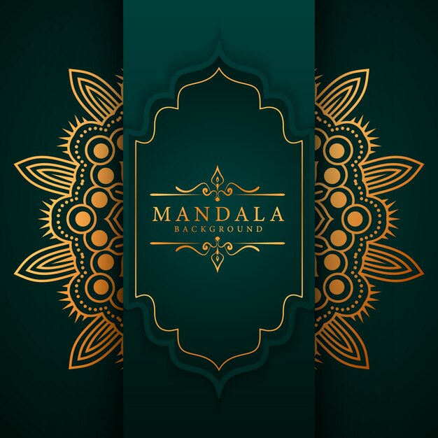 Ramadan Style Luxury elegante mandala achtergrond