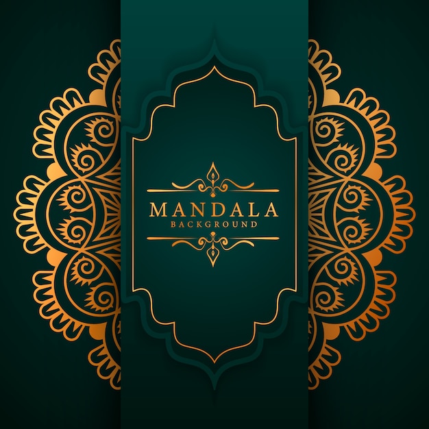 Ramadan Style Luxury elegante mandala achtergrond