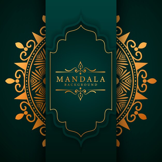 Ramadan Style Luxury elegante mandala achtergrond