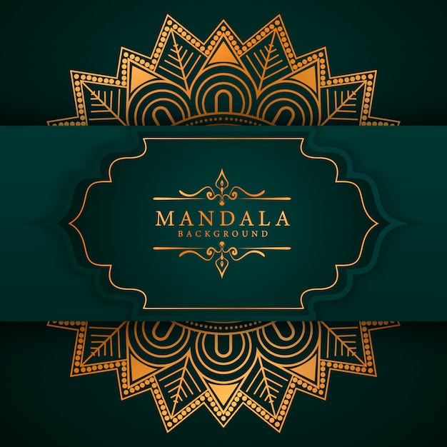 Ramadan Style Luxury elegante mandala achtergrond