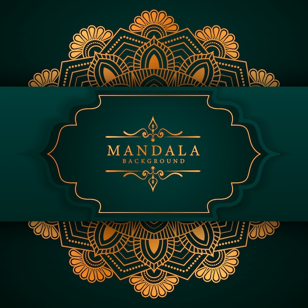 Ramadan Style Luxury elegante mandala achtergrond