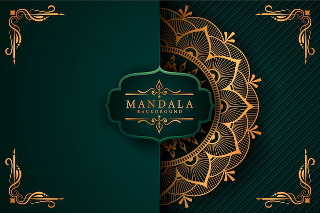 Ramadan Style Luxury elegante mandala achtergrond