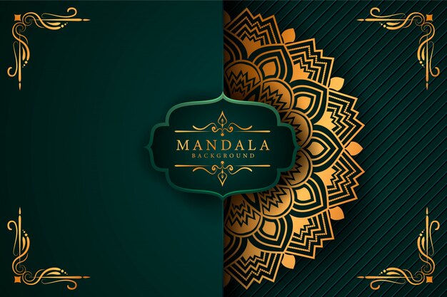 Ramadan style luxury elegante mandala achtergrond