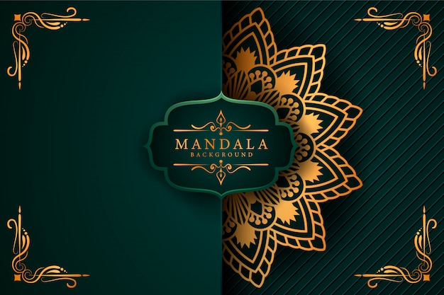 Ramadan Style Luxury elegante mandala achtergrond