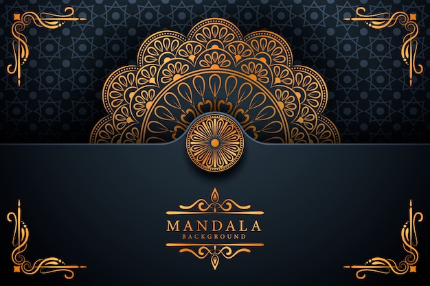 Ramadan Style Luxury elegante mandala achtergrond