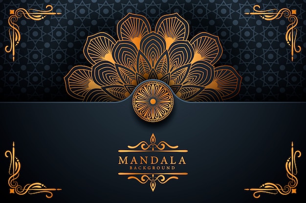 Ramadan style luxury elegante mandala achtergrond