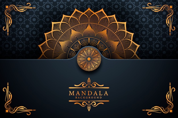 Ramadan Style Luxury elegante mandala achtergrond