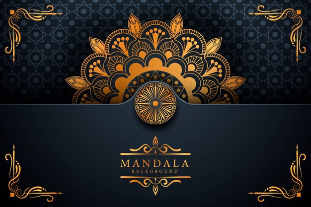 Ramadan Style Luxury elegante mandala achtergrond