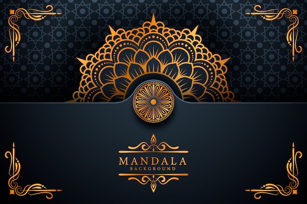 Ramadan Style Luxury elegante mandala achtergrond