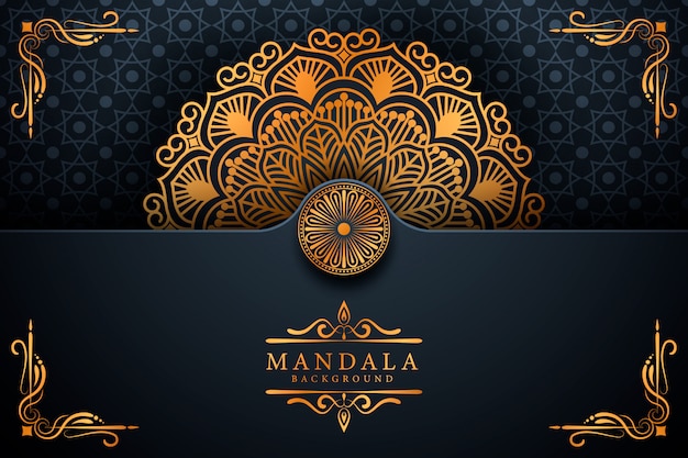 Ramadan Style Luxury elegante mandala achtergrond