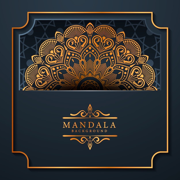 Ramadan Style Luxury elegante mandala achtergrond