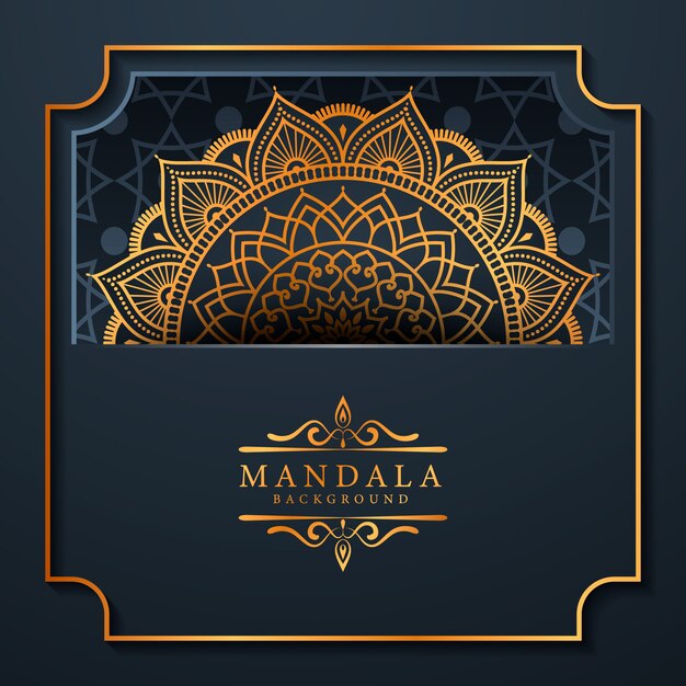 Ramadan Style Luxury elegante mandala achtergrond