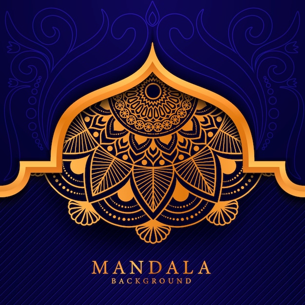 Ramadan Style Luxury elegent mandala achtergrond