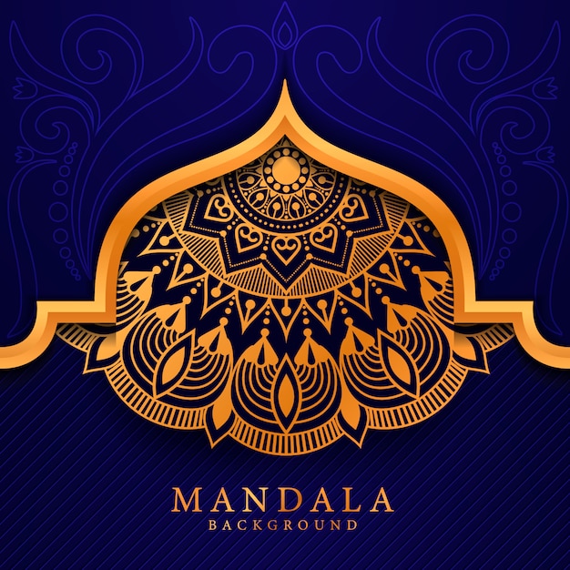 Ramadan Style Luxury elegent mandala achtergrond