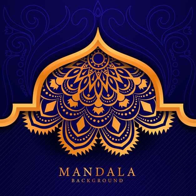 Ramadan Style Luxury elegent mandala background