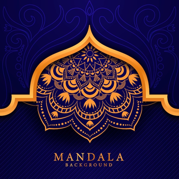 Ramadan style lusso elegante sfondo mandala