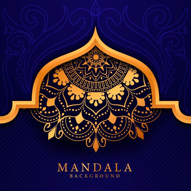 Ramadan Style Luxury elegent mandala background