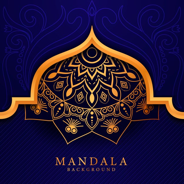 Ramadan Style Luxury elegent mandala background