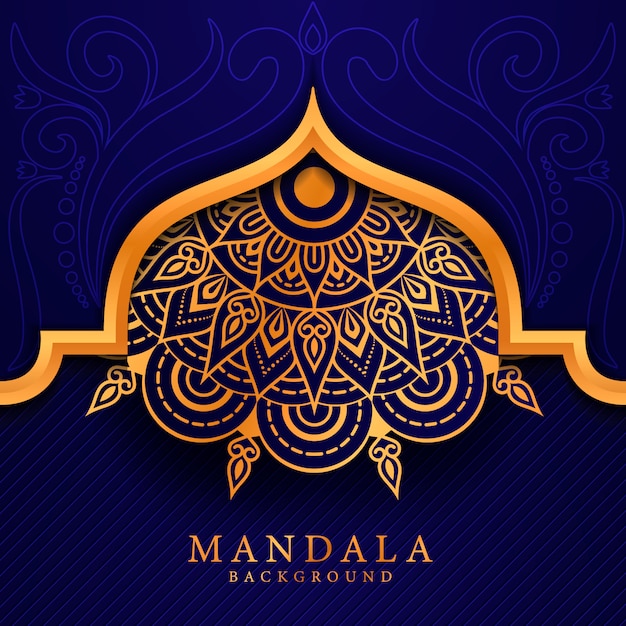 Ramadan Style Luxury elegent mandala background