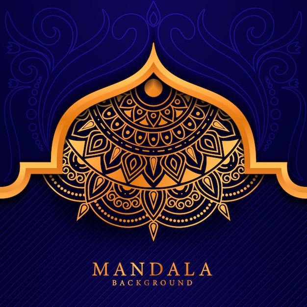 Ramadan Style Luxury elegent mandala background