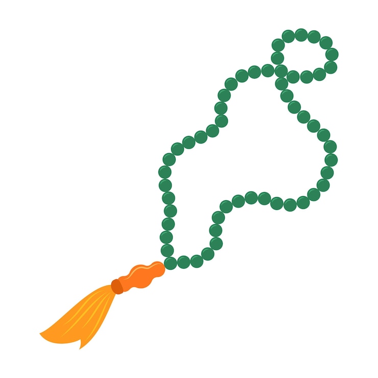 Vector ramadan symbols and islam traditions flat illustration