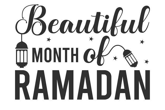 Вектор Рамадан типография дизайн рамадан логотип дизайн исламский логотип рамадан мубарак рамадан карим