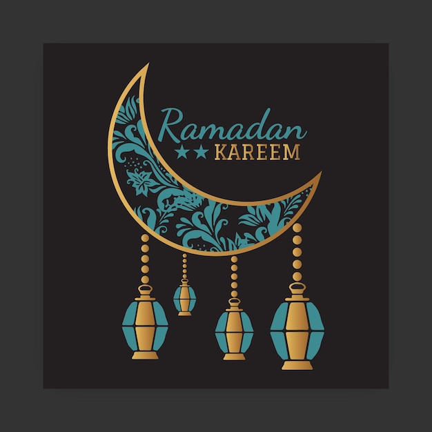 Ramadan vector sjabloonontwerp