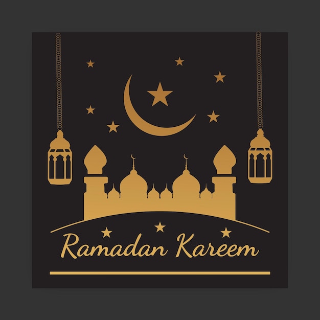 Ramadan vector sjabloonontwerp