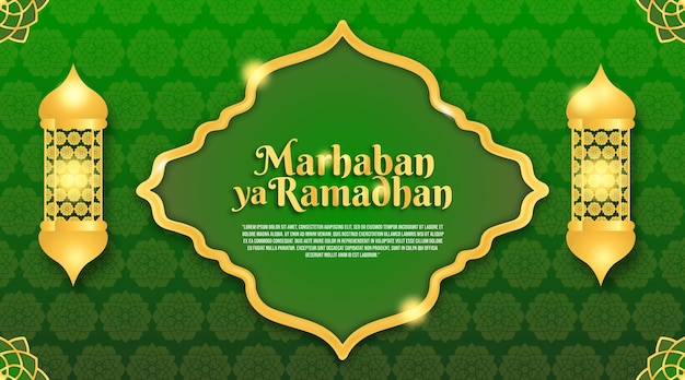 Ramadhan background for greeting card