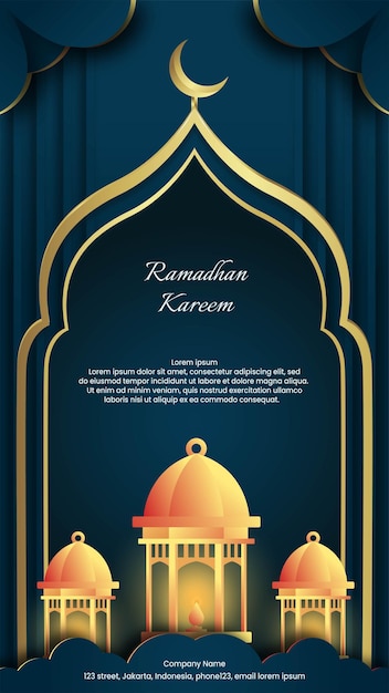 Ramadhan greeting social media story