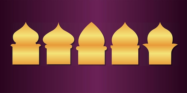 Vector ramadhan kareem. arabic elements.