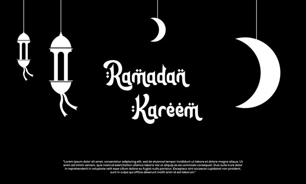 Ramadhan kareem background illustration